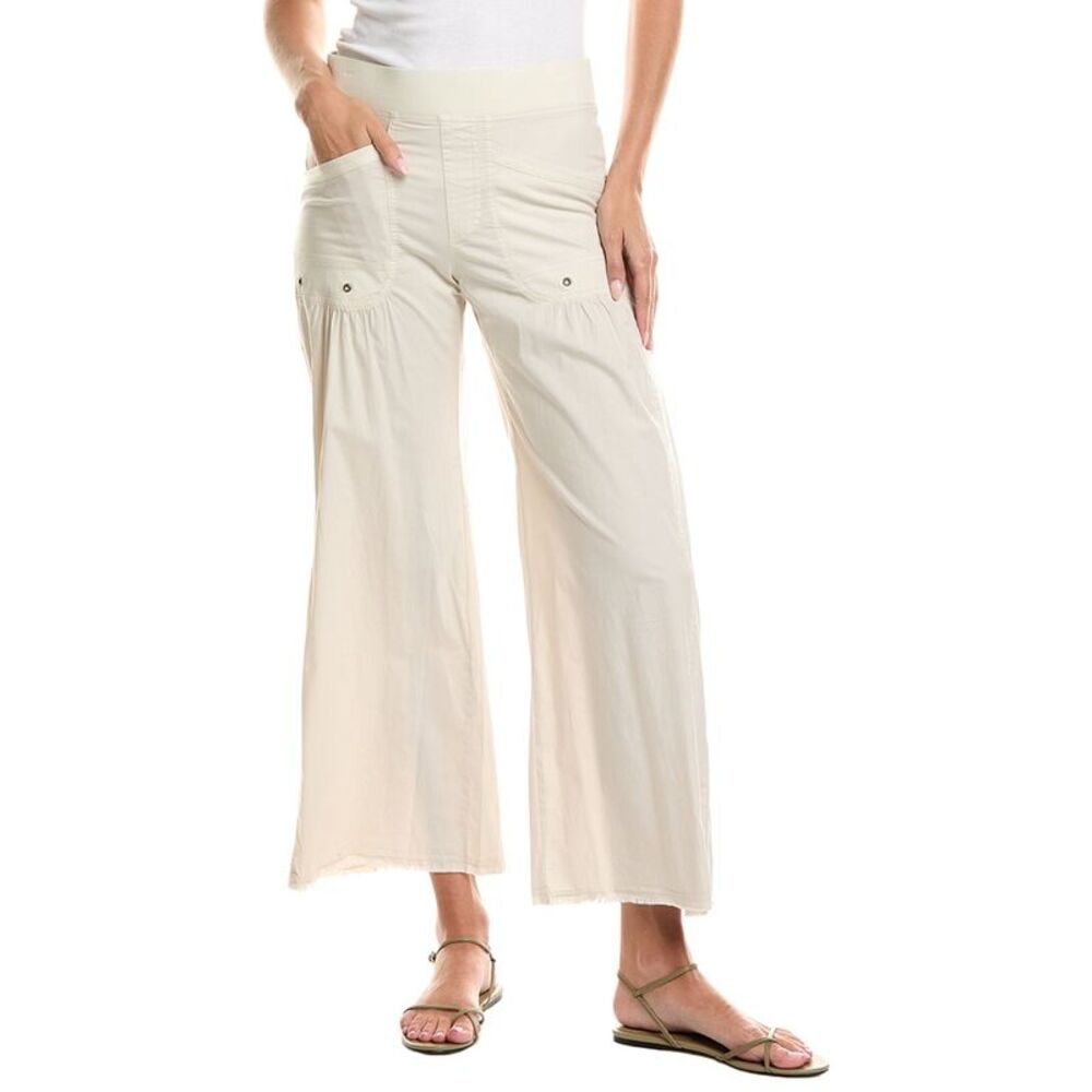 Xcvi Womens  Brently Wide Leg Pant, Silver